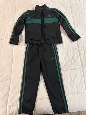 adidas Black Track Suit Set- Size 5
